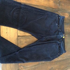 Navy J. Crew Corduroys